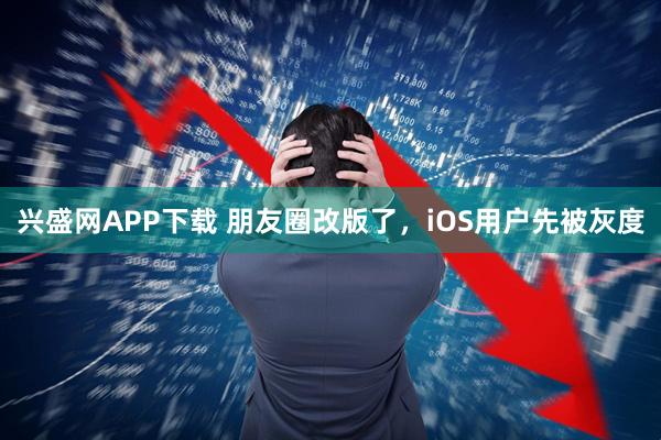 兴盛网APP下载 朋友圈改版了，iOS用户先被灰度
